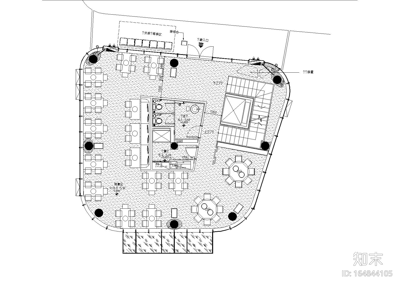 [上海]奥迅设计-外滩拾光高端火锅效果图+施工图+机电图...施工图下载【ID:164844105】