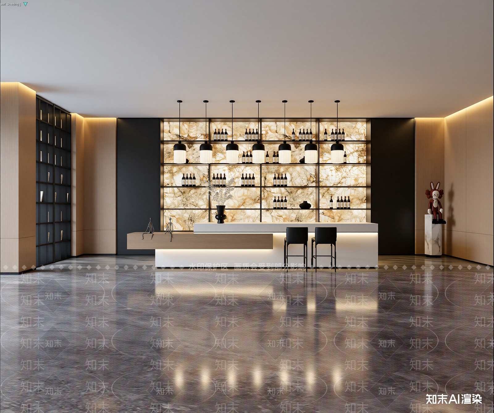 现代酒吧3D模型下载【ID:1213932767】