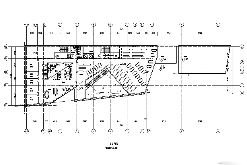 现代风格图书馆建筑设计方案文本+CAD+SU模型cad施工图下载【ID:151537185】