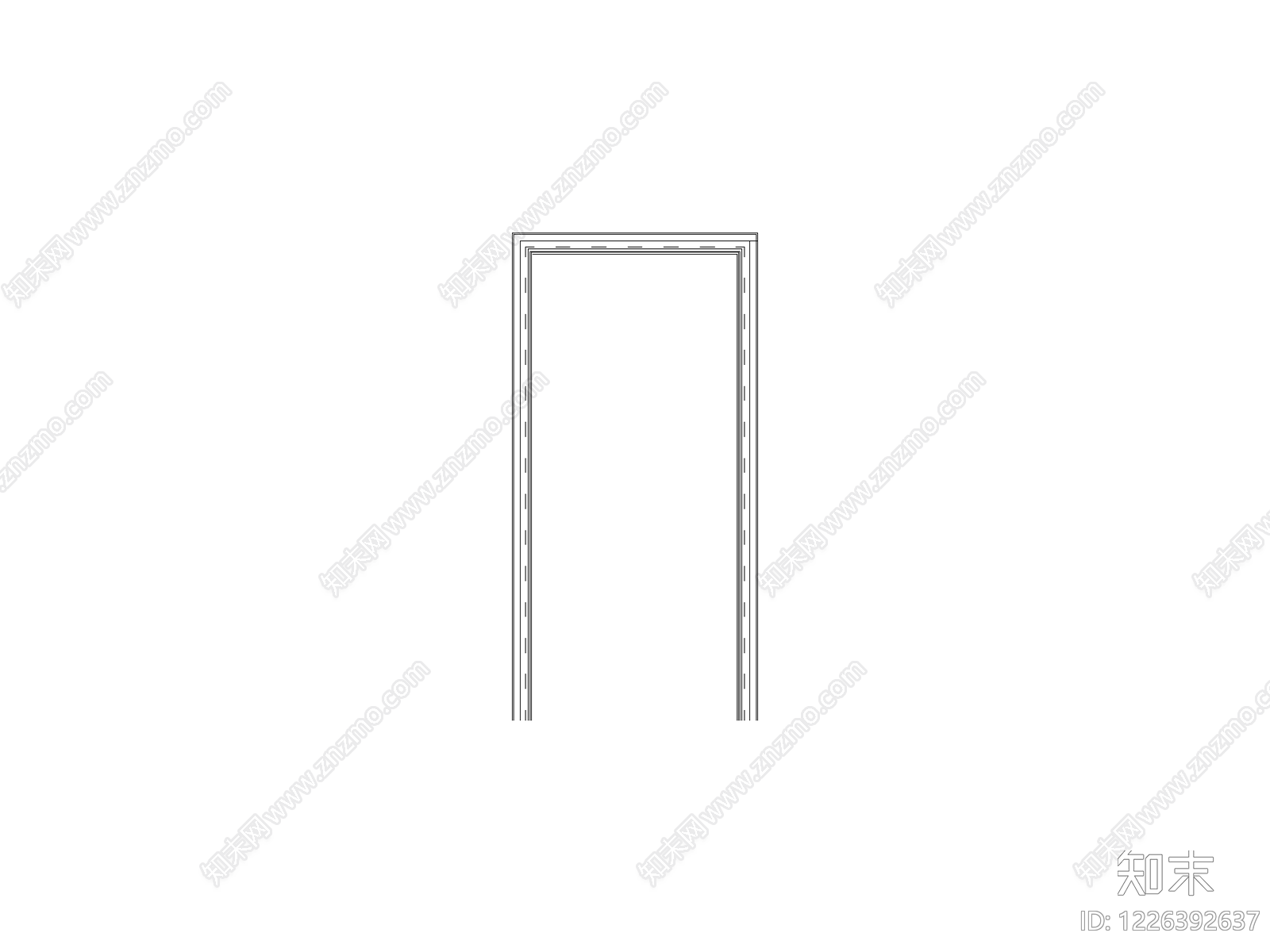 内门系统cad施工图下载【ID:1226392637】
