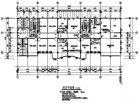 办公楼建筑施工图cad施工图下载【ID:151437184】