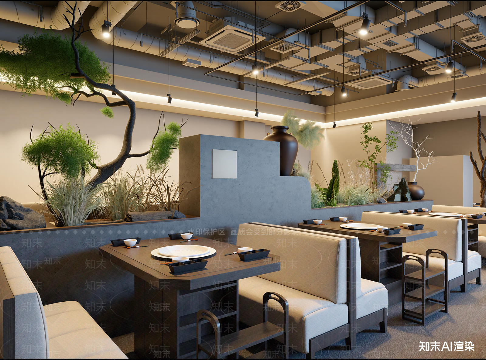 复古中餐厅3D模型下载【ID:1221849320】