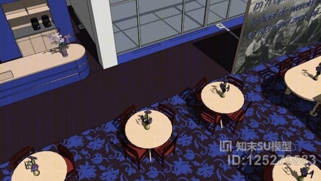 tektor适合在家leoxx大厅SU模型下载【ID:125279583】