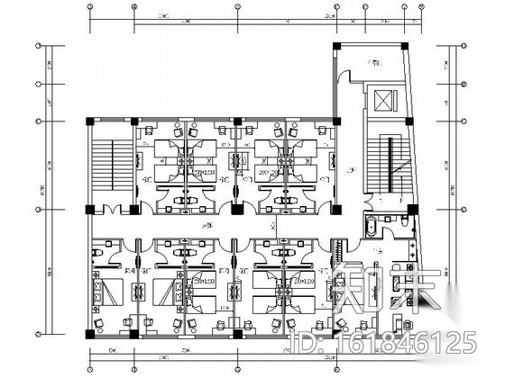 [陕西]某精品养生会所室内设计施工图cad施工图下载【ID:161846125】