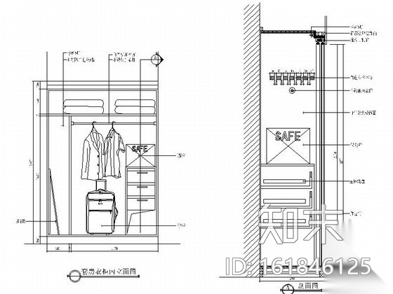 [陕西]某精品养生会所室内设计施工图cad施工图下载【ID:161846125】