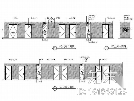 [陕西]某精品养生会所室内设计施工图cad施工图下载【ID:161846125】