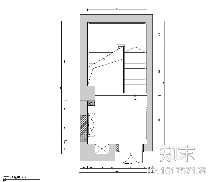 天域阁混搭风格中餐厅设计施工图（附效果图）cad施工图下载【ID:161757159】