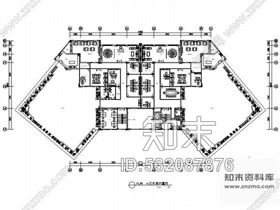 施工图北京高新技术科技园金融中介机构现代办公楼装修施工图含效果施工图下载【ID:532087876】