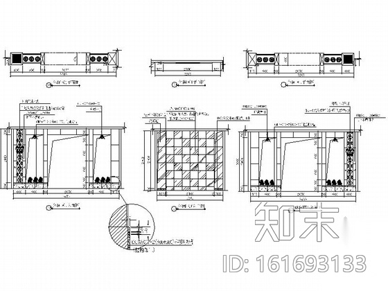 [湖南]大型现代品牌陶瓷展厅设计装修施工图cad施工图下载【ID:161693133】