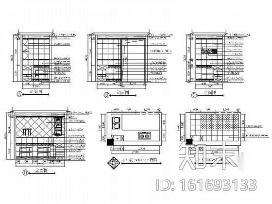 [湖南]大型现代品牌陶瓷展厅设计装修施工图cad施工图下载【ID:161693133】