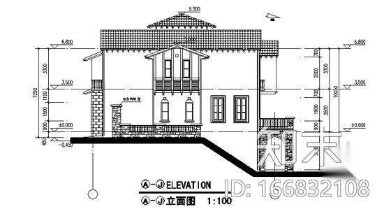 某街区式布局式别墅群规划含讲义（原创作品）cad施工图下载【ID:166832108】