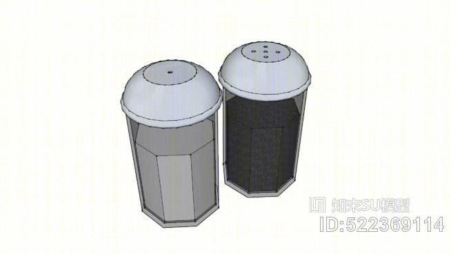 椒盐振动筛SU模型下载【ID:522369114】