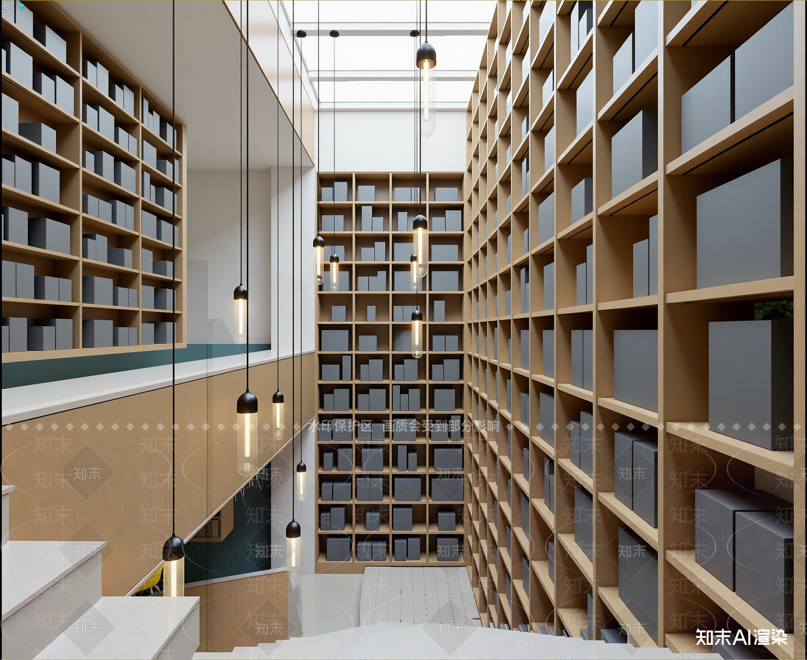 现代书店3D模型下载【ID:1214563782】
