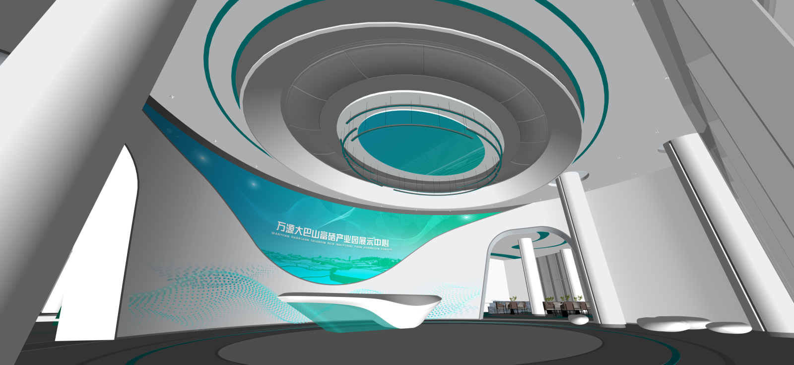 农业展厅SU模型下载【ID:1222192676】