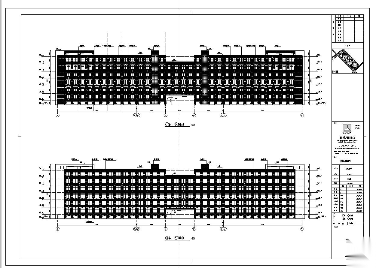 [安徽]某中学规划建筑设计文本（CAD+100页）施工图下载【ID:166208100】