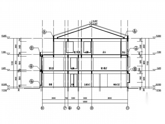 [江苏]3层现代风格幼儿园建筑施工图（立面设计优秀）cad施工图下载【ID:165739108】