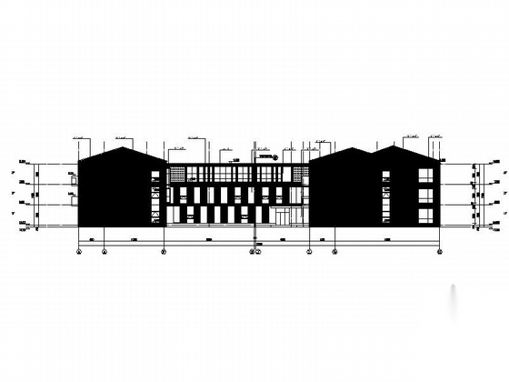 [江苏]3层现代风格幼儿园建筑施工图（立面设计优秀）cad施工图下载【ID:165739108】