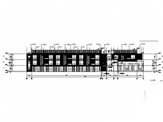 [江苏]3层现代风格幼儿园建筑施工图（立面设计优秀）cad施工图下载【ID:165739108】