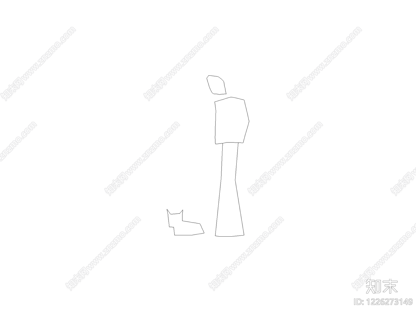 人物CAD图纸