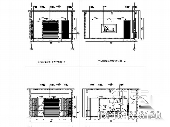 [江苏]独创哲学社会科学研究机构学院新校区图书馆装修施...cad施工图下载【ID:164838120】