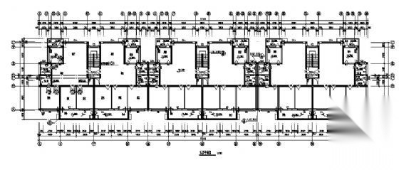 某五层住宅楼建筑施工图cad施工图下载【ID:149574118】