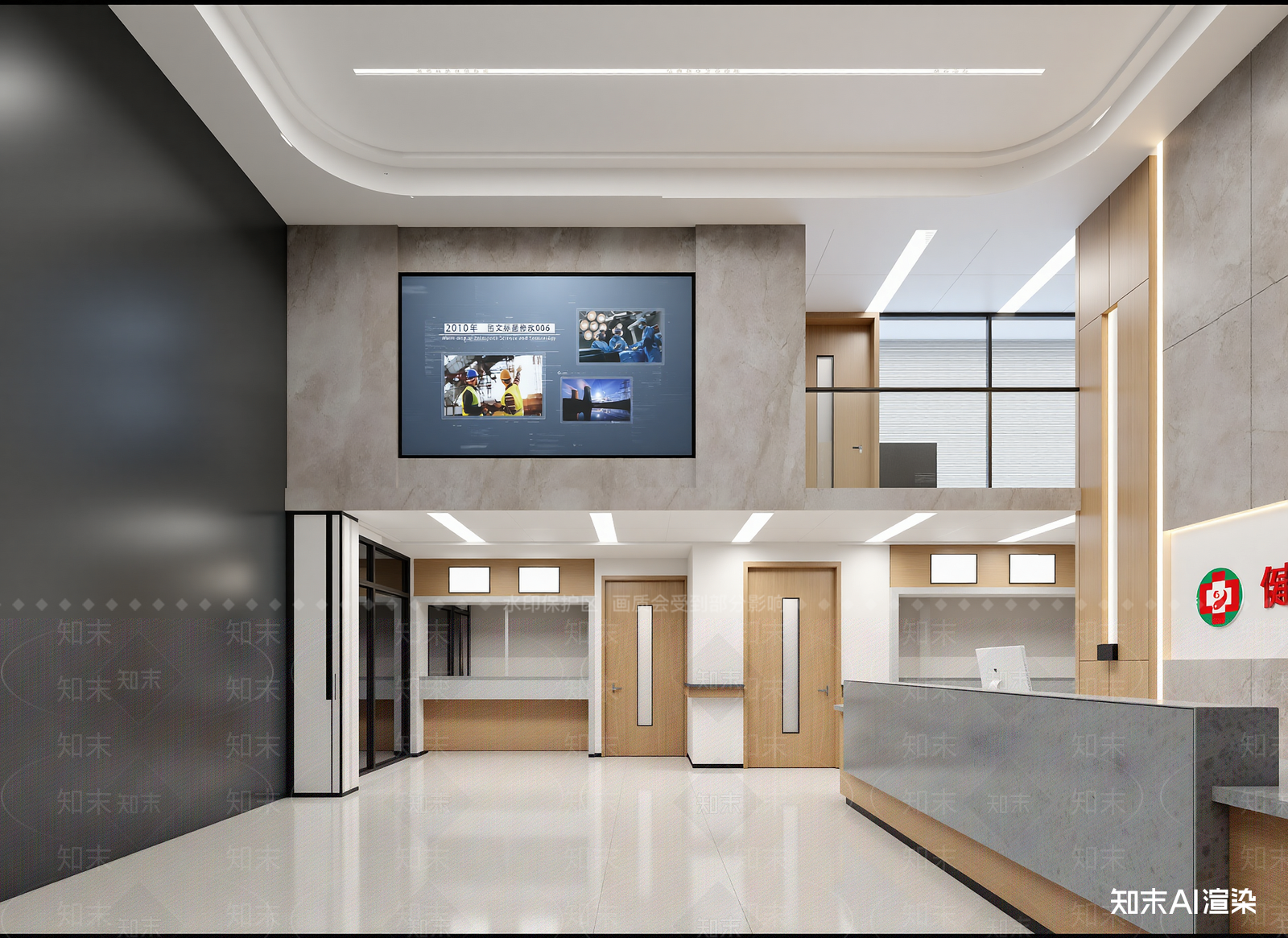 现代售楼处3D模型下载【ID:1214037423】