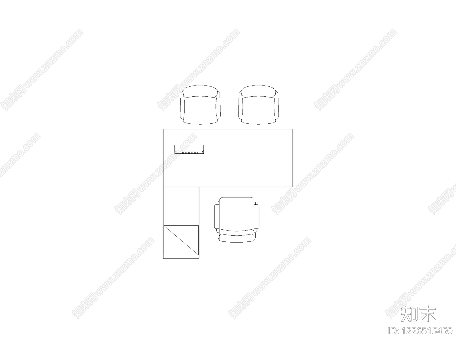 桌子CAD图纸
