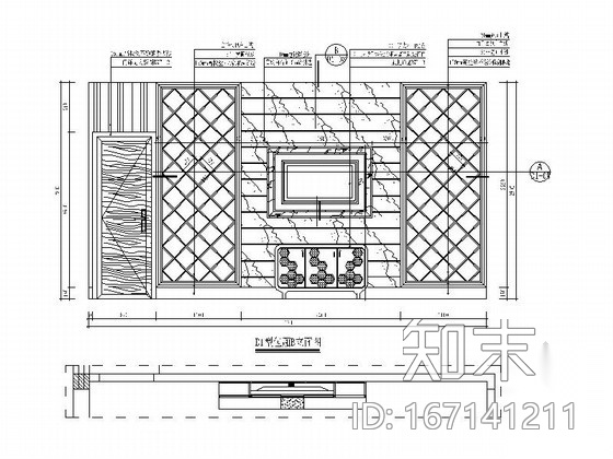 [厦门]现代量贩式KTV包厢室内装修施工图cad施工图下载【ID:167141211】