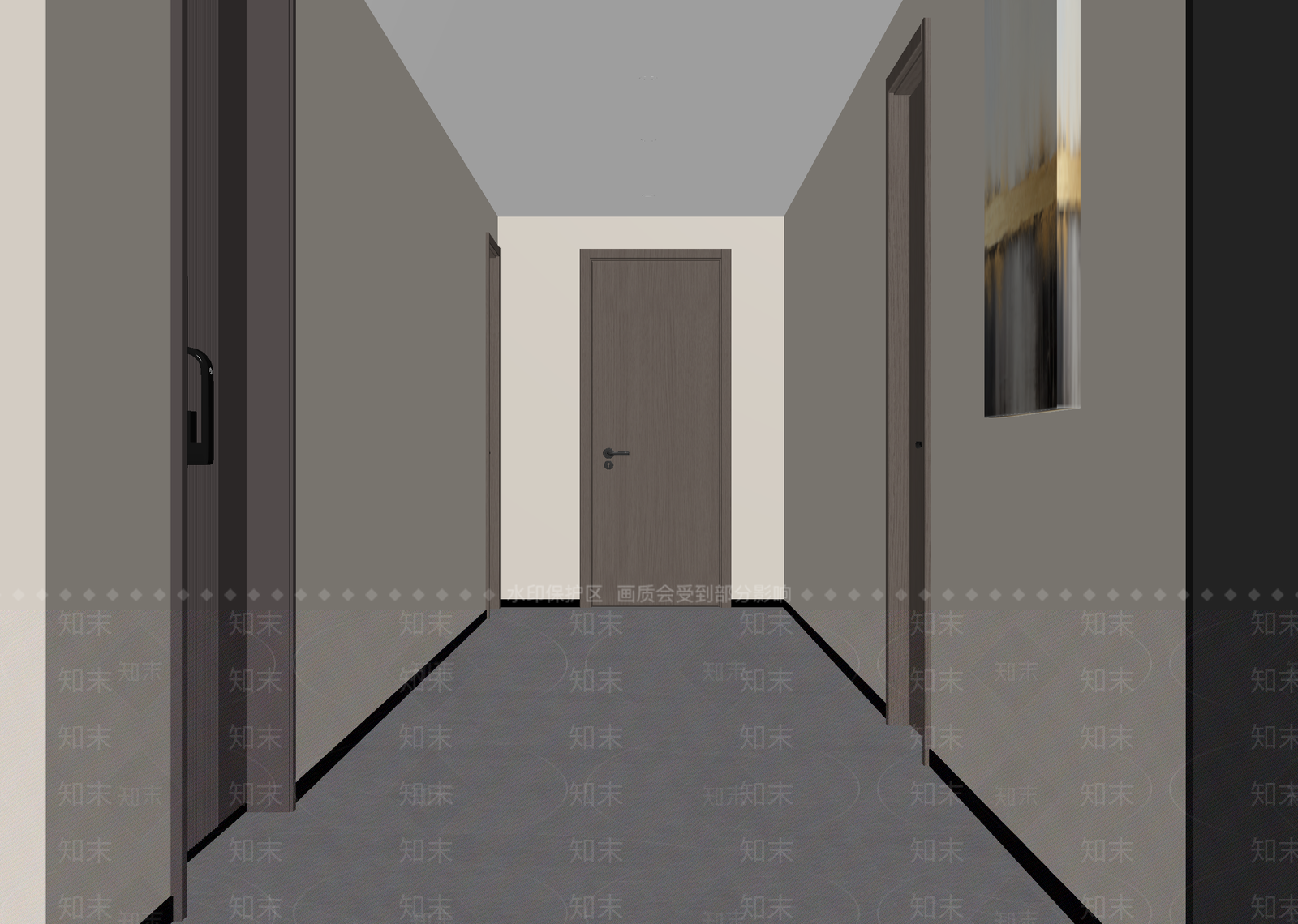 现代走廊3D模型下载【ID:1214673461】