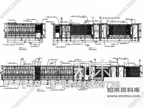 图块/节点KTV走道立面图cad施工图下载【ID:832200739】