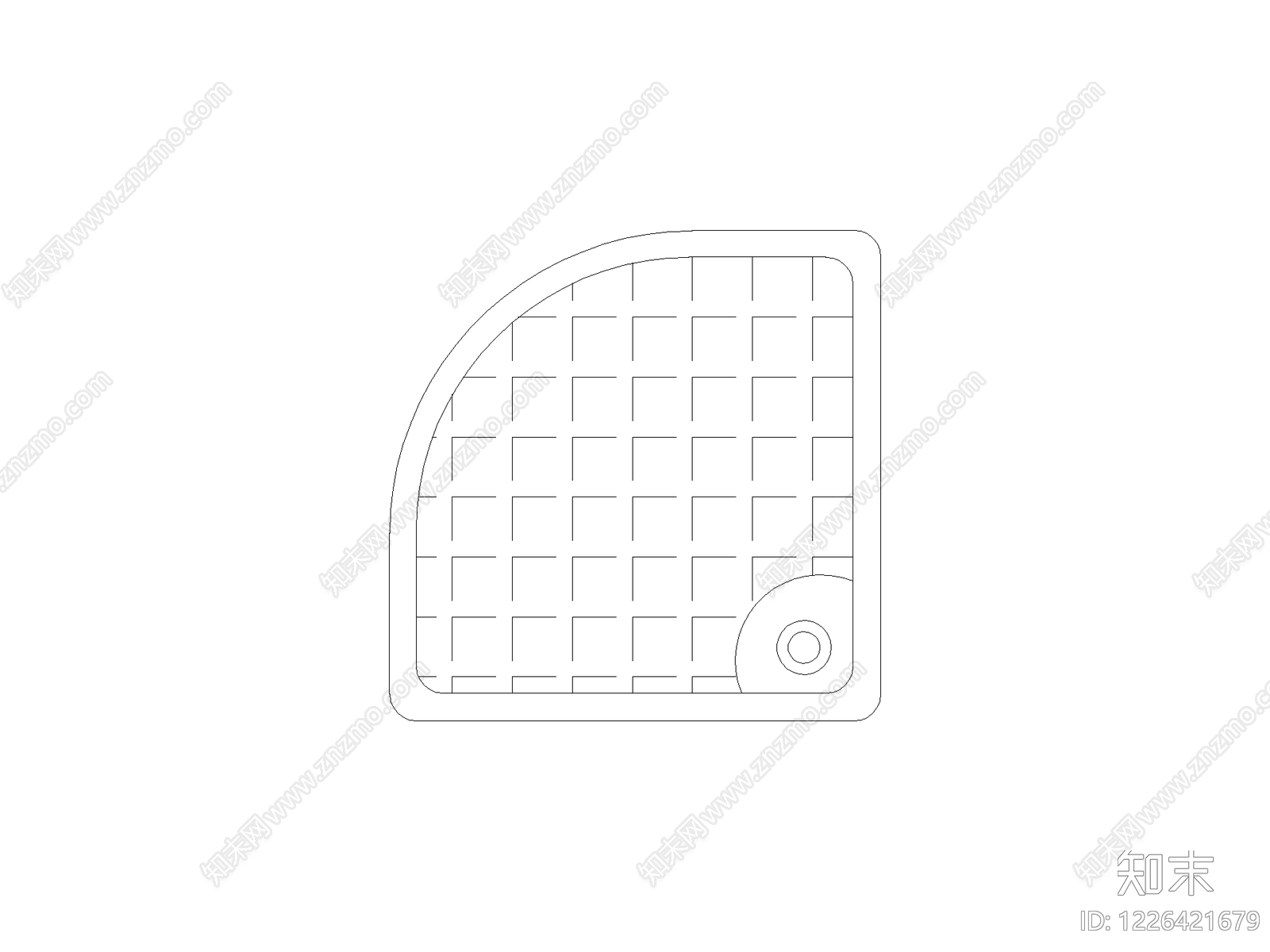 橱柜图块cad施工图下载【ID:1226421679】