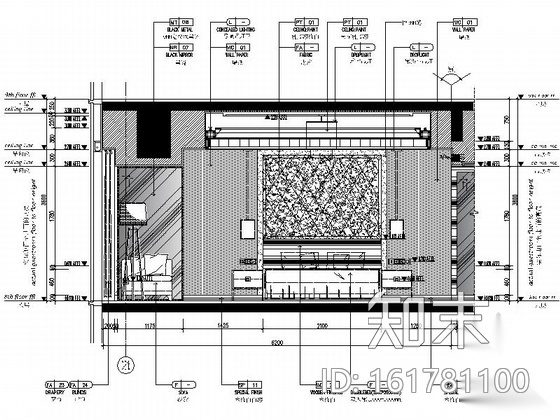 [云南]南亚第一城现代化豪华酒店客房室内装修CAD施工图...施工图下载【ID:161781100】