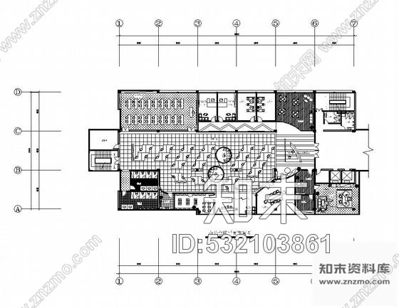 施工图办公空间设计图cad施工图下载【ID:532103861】