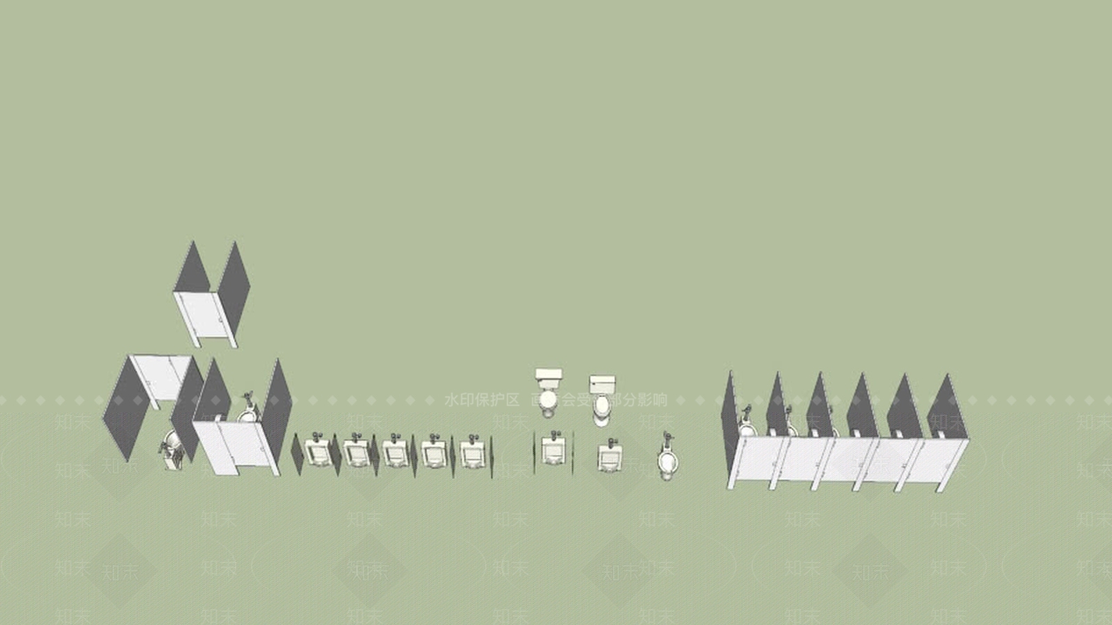 厕所SU模型下载【ID:1162234225】