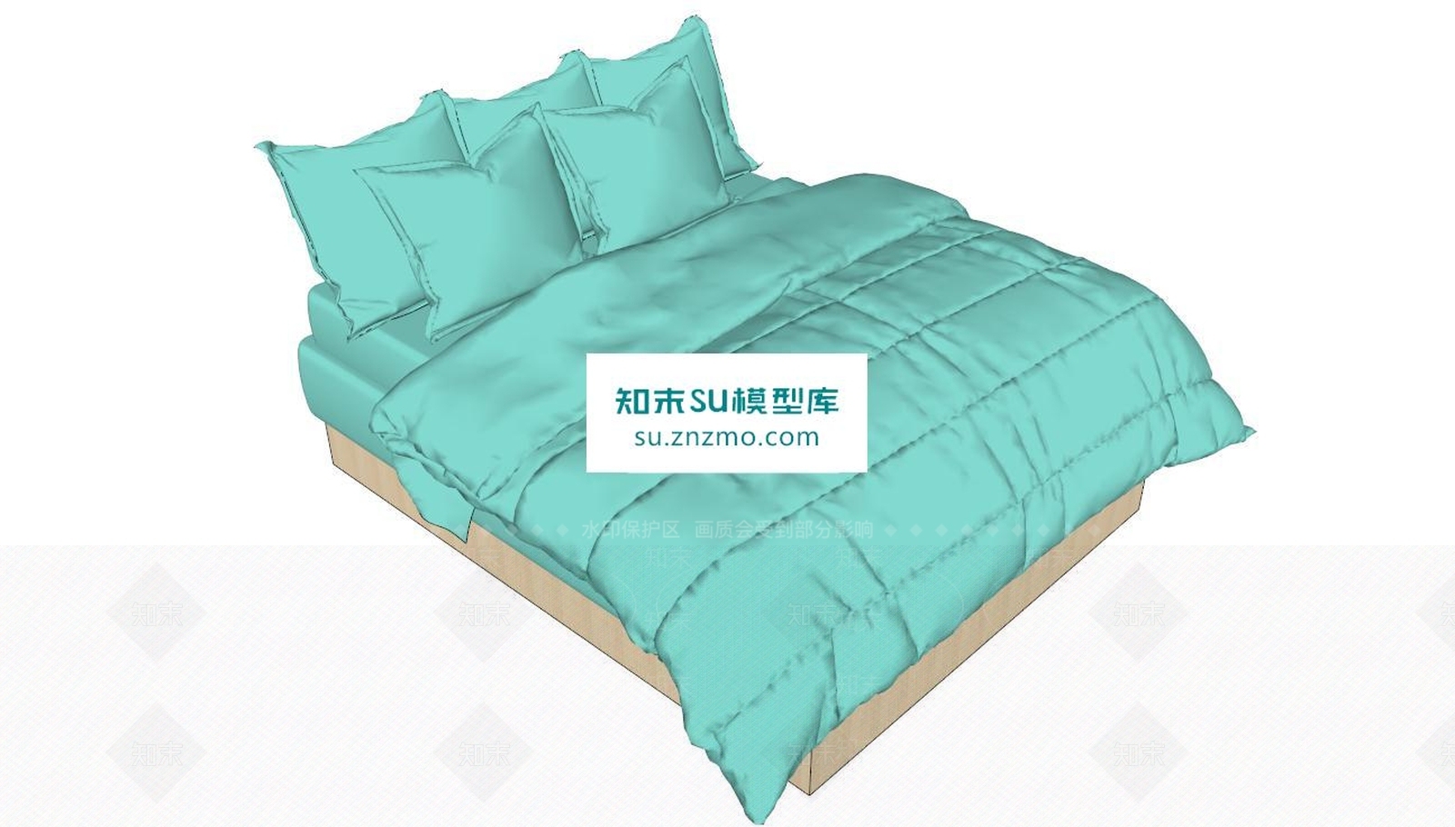 床SU模型下载【ID:161531128】