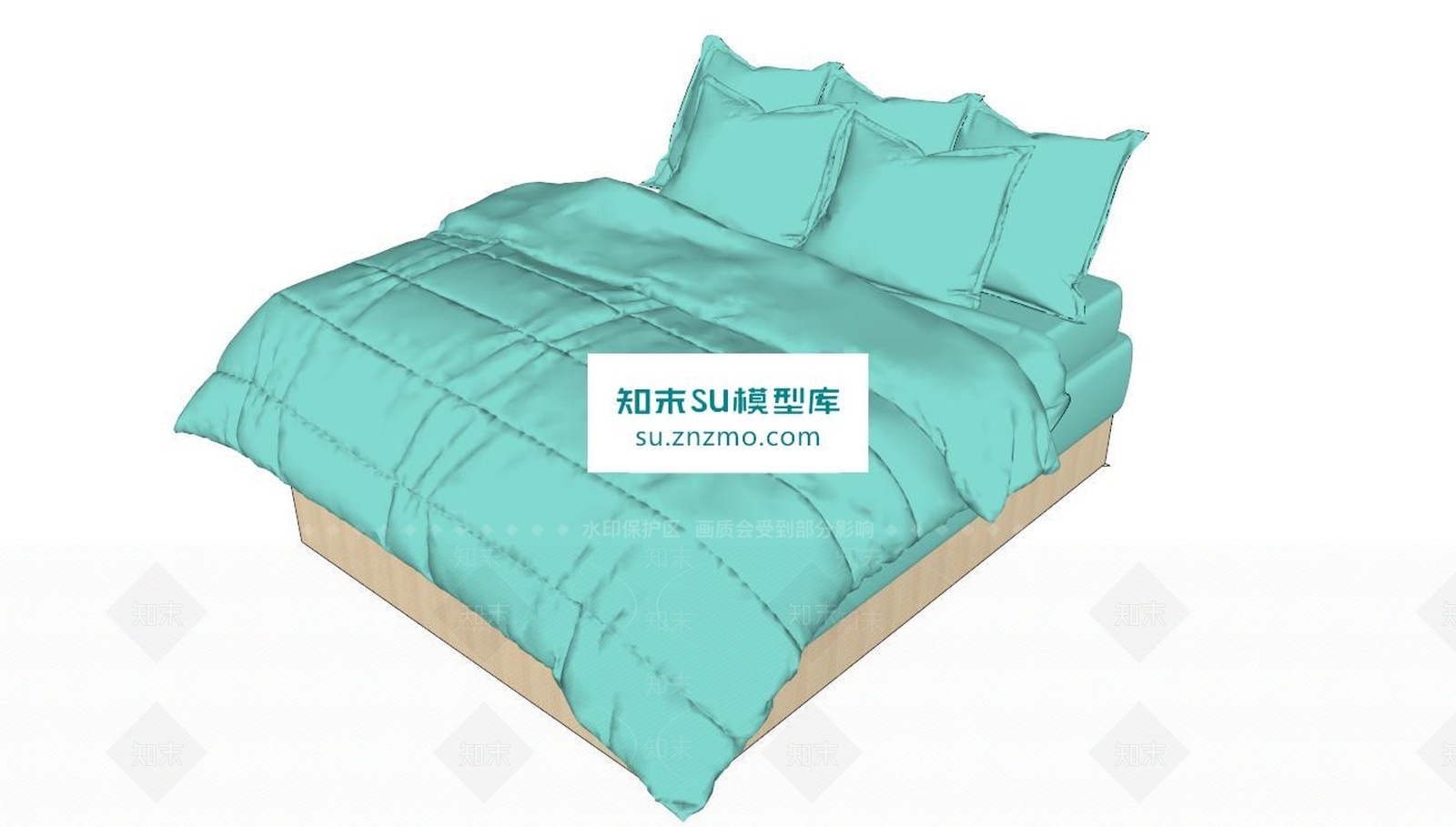 床SU模型下载【ID:161531128】