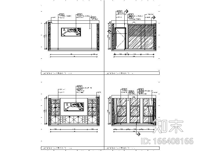 [深圳]基金管理公司办公楼设计施工图（含效果图）cad施工图下载【ID:166408166】