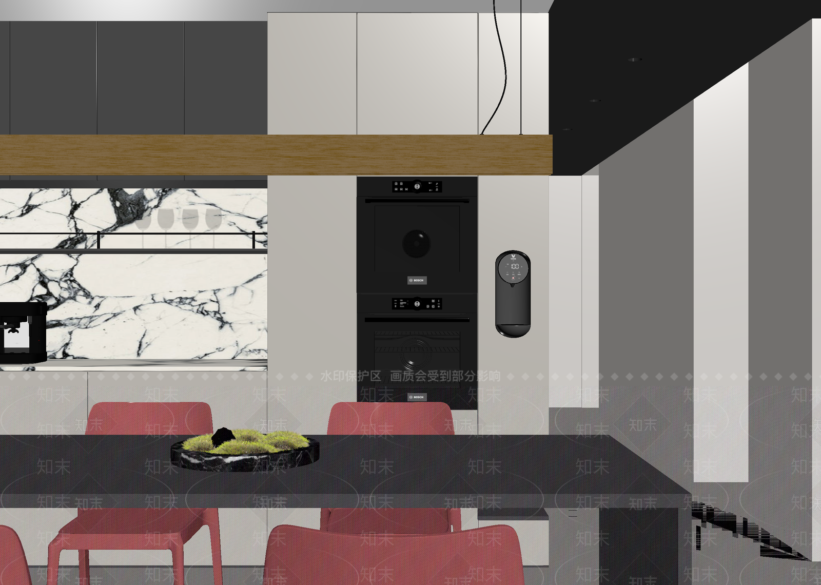 现代民宿客房3D模型下载【ID:1215158764】