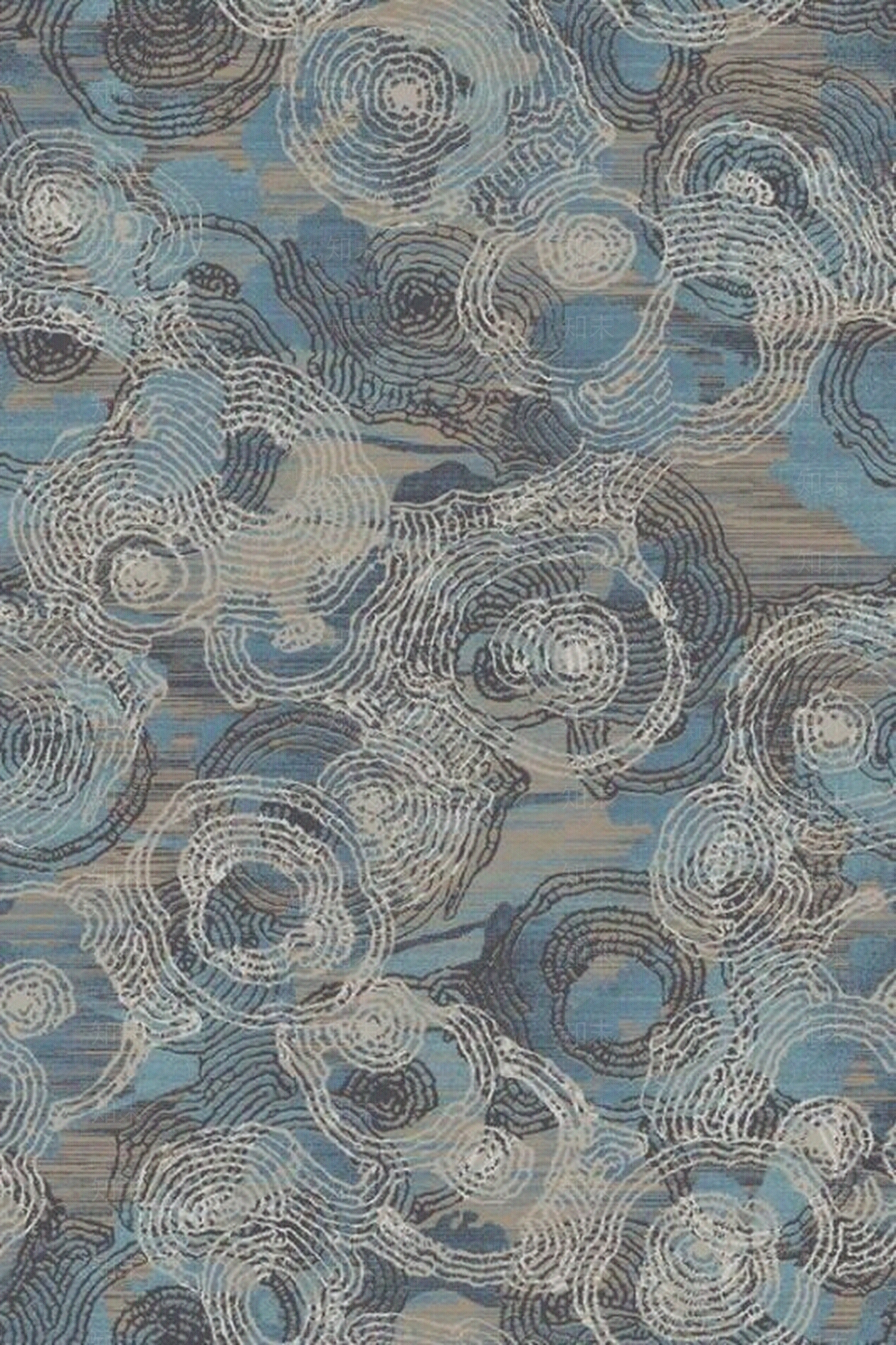 新中式,古典艺术地毯贴图下载