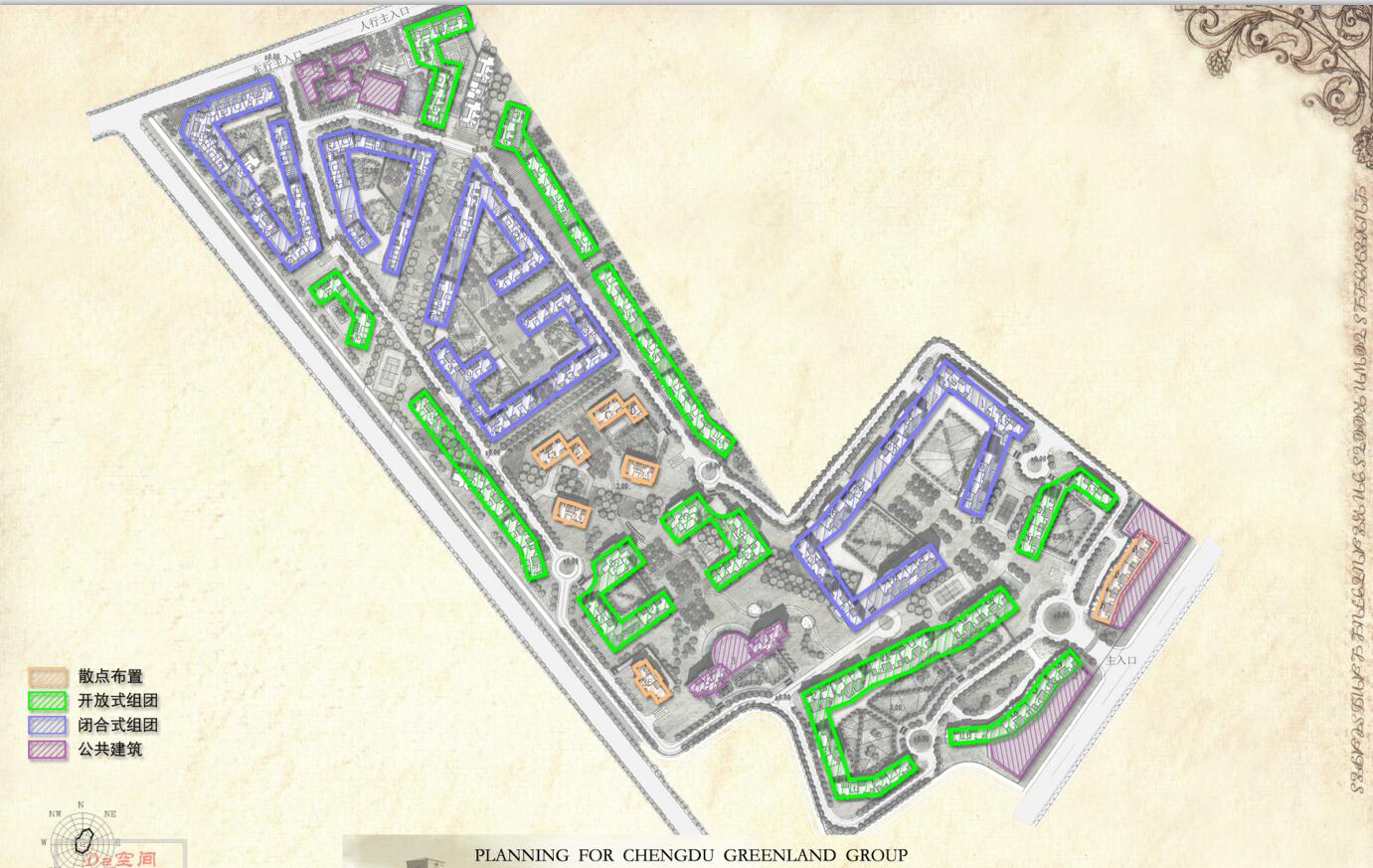 ​[四川]成都郫县五粮村绿地新里—派克规划设计文本（J...cad施工图下载【ID:165151179】