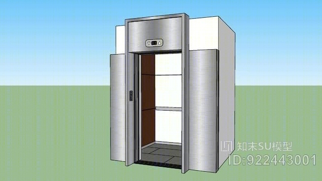 电梯架、门、驾驶室SU模型下载【ID:922443001】