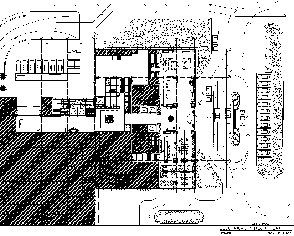 [广东]深圳逸林希尔顿酒店施工图_附效果图cad施工图下载【ID:167176111】