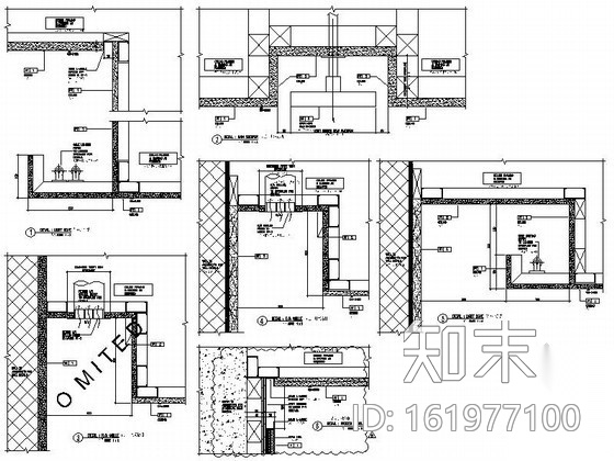 [西安]经典酒店双人大床房室内装修图施工图下载【ID:161977100】