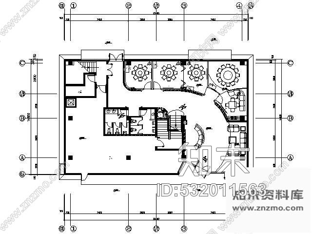 施工图江苏某三层酒楼施工图含效果cad施工图下载【ID:532011563】