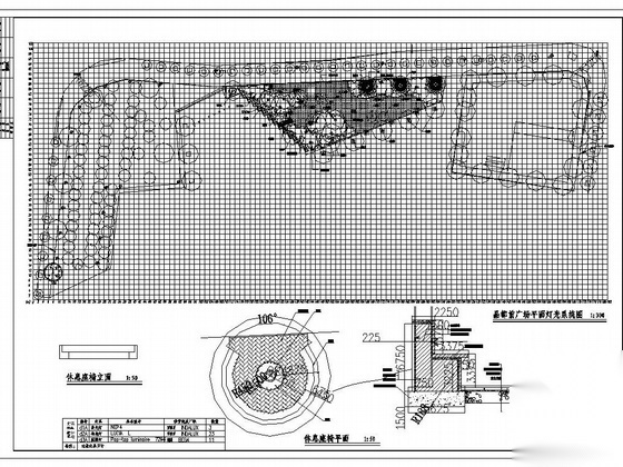 深圳某小广场景观设计施工图cad施工图下载【ID:161051186】