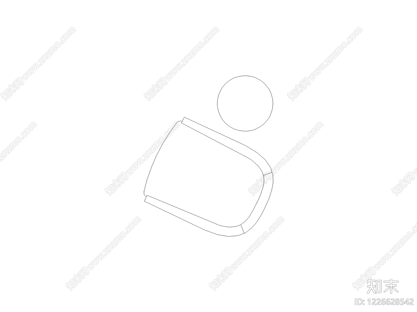 现代,意式沙发CAD图纸