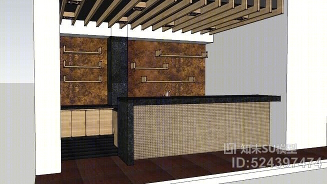 酒吧SU模型下载【ID:524397474】