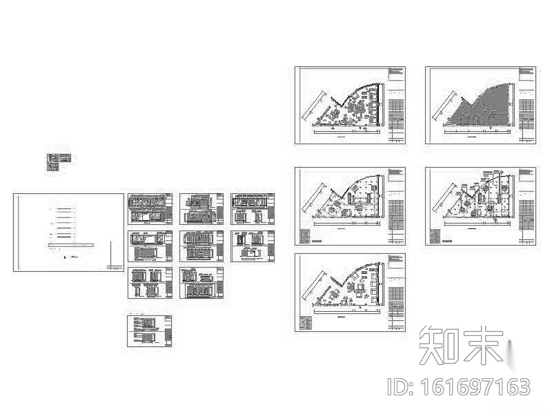 某精品床垫公司展厅装修图(含效果)cad施工图下载【ID:161697163】