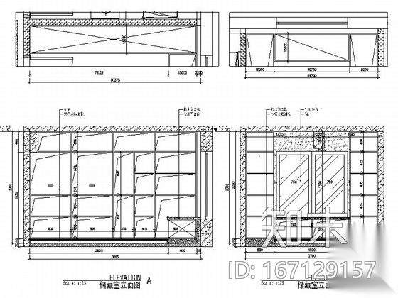 精品豪华中式风格两层别墅装修室内设计施工图（含效果）cad施工图下载【ID:167129157】