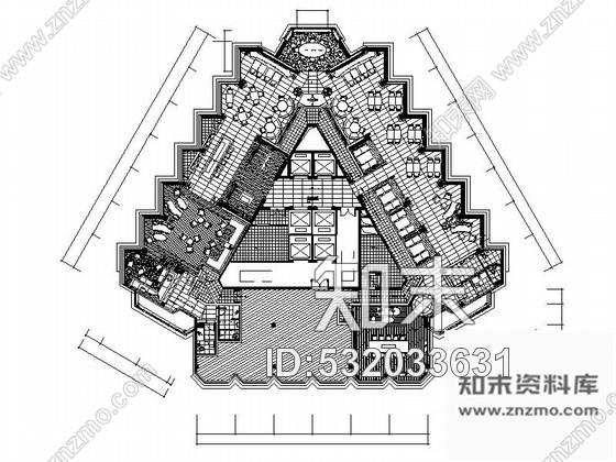 施工图四川五星级旅游酒店餐厅装修设计CAD施工图含效果施工图下载【ID:532033631】